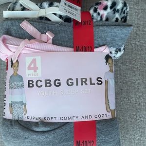 BCBG Girls Fleece Sweatshirt & Joggers Pajama Set
